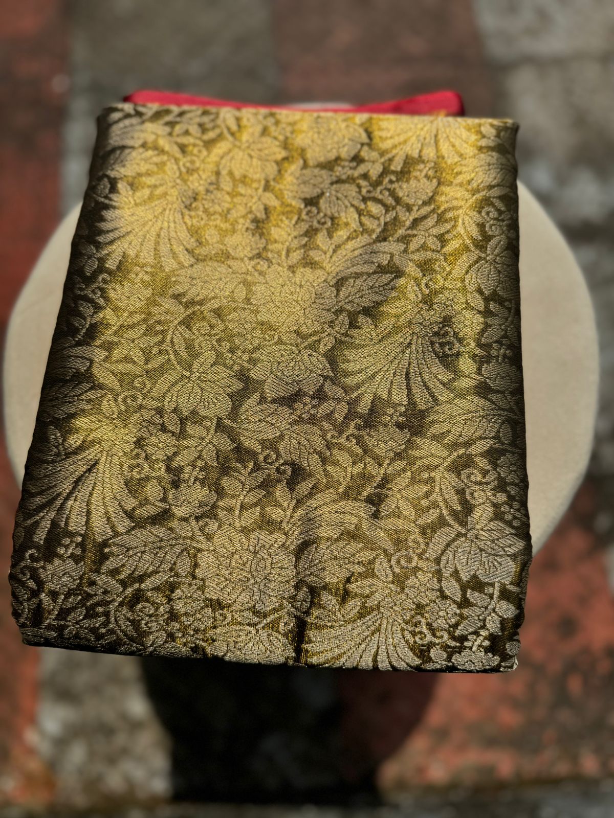 1 Gram Gold Saree - Mehndi Green