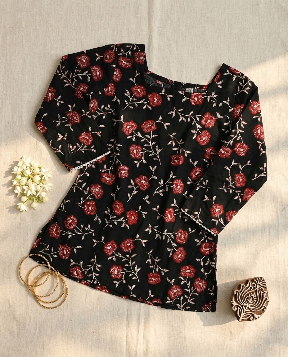 Short Kurti Black