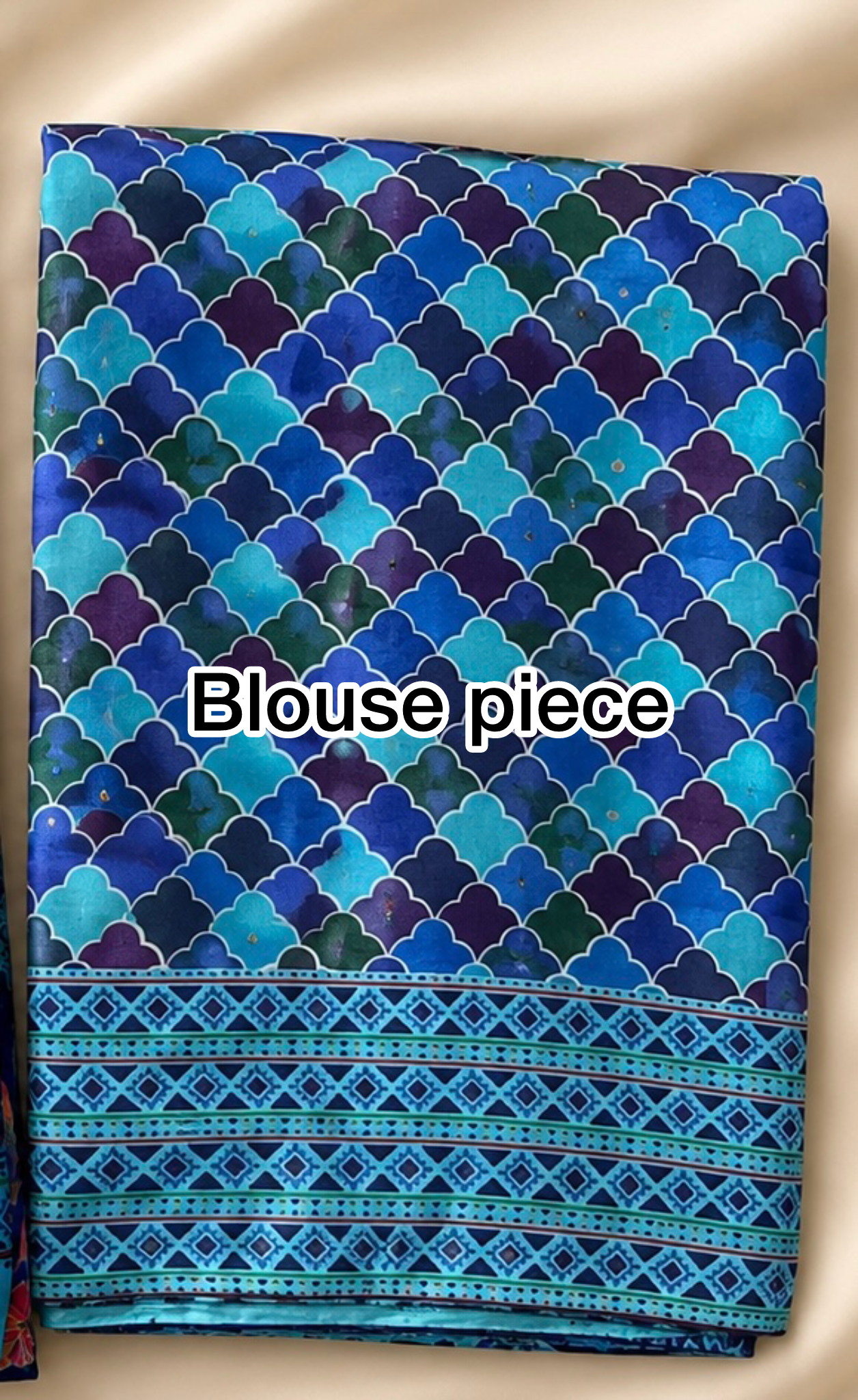 Multi Color Mirror Work Saree