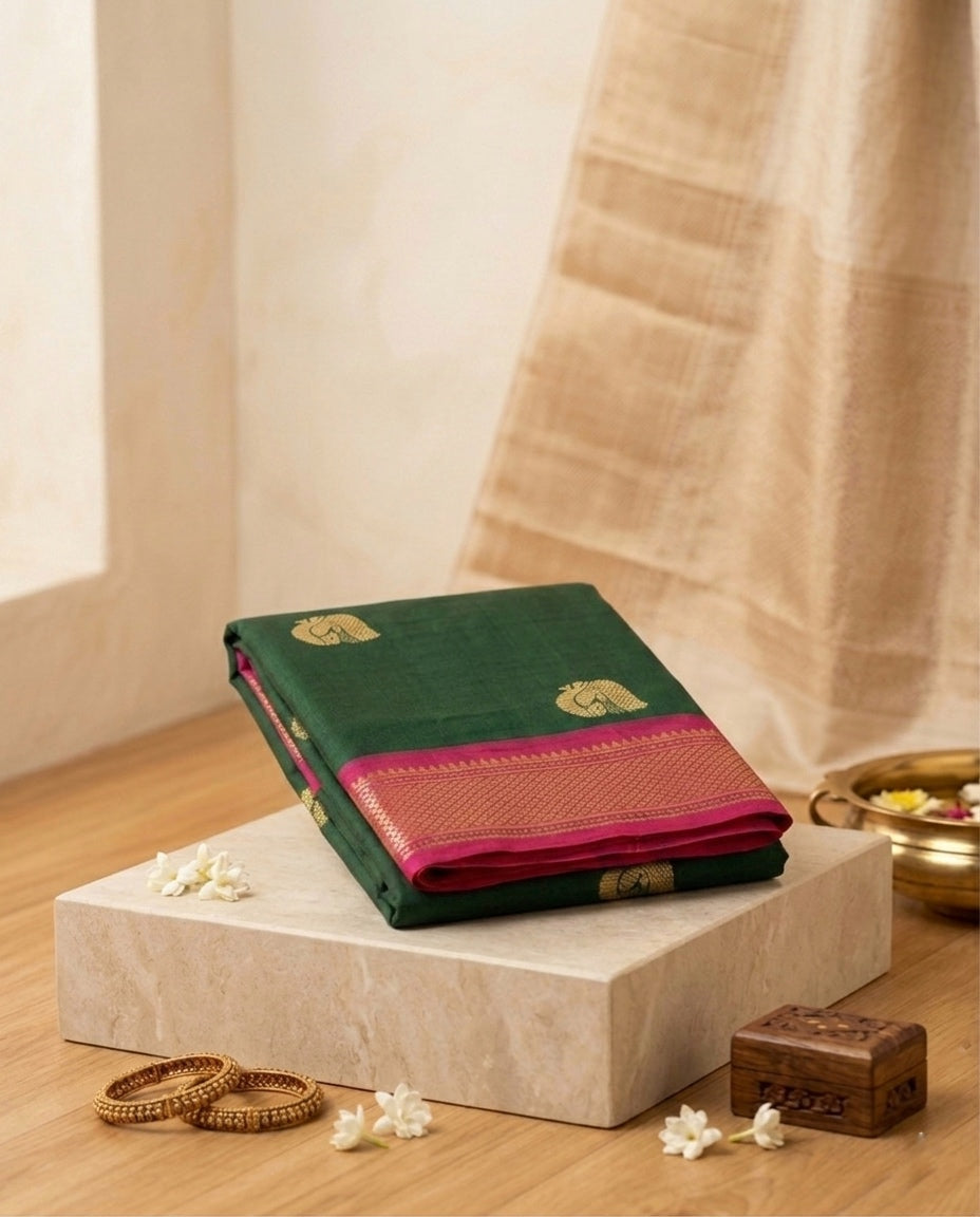 Temple Garden Saree